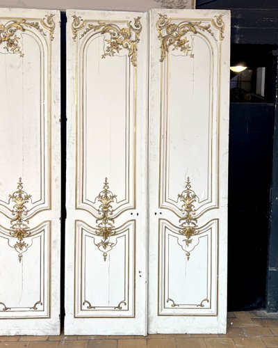 Set di porte doppie in stile Luigi XVI