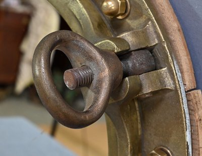 Miroir Hublot de Navire en Laiton – Début XXe
