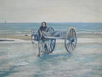 Grand Tableau « Les Goémoniers » de A. Le Guen – 1969