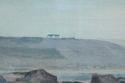 Grand Tableau « Les Goémoniers » de A. Le Guen – 1969
