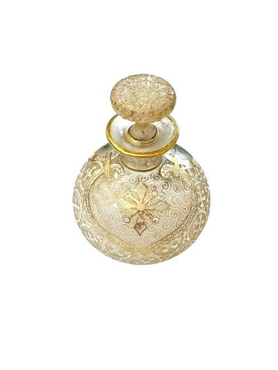 Daum Nancy Miniature Bottle "Lake Landscape"