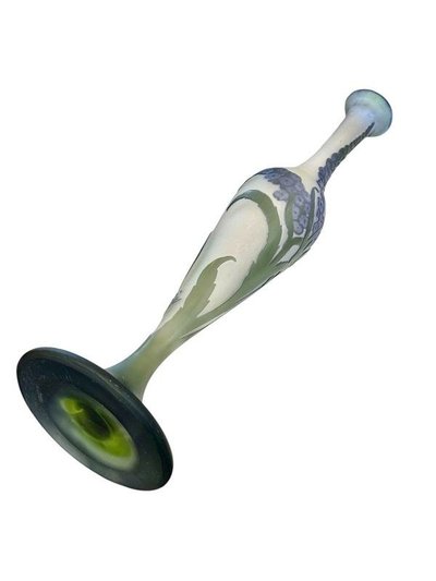 Emile Gallé Art Nouveau Vase "With Lupins"