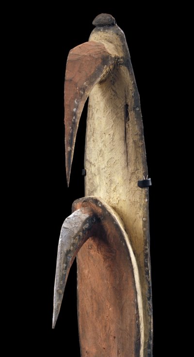 Garra mask, crochet mask, tribal art, Oceanic art, Papua New Guinea, sculpture, 105 cm