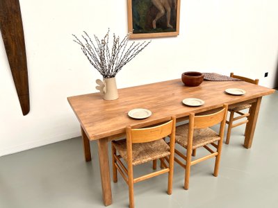 Table de ferme en hêtre massif