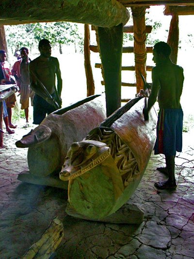 Drum stick, Oceanic art, Tribal art, Oceania, Pacific art, 47 cm