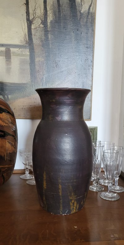 Vase en grès de Lucien Arnaud 1920's