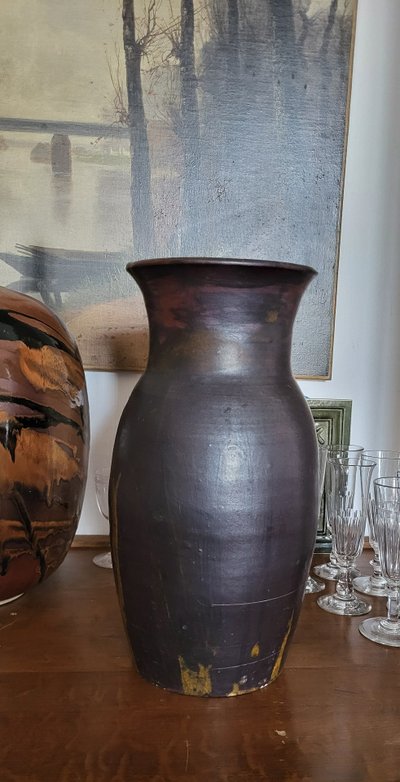 Vase en grès de Lucien Arnaud 1920's
