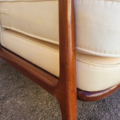 Pair of armchairs in the style of G Scapinelli, late 20th century