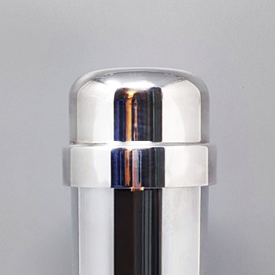 1960s Gorgeous Cocktail Shaker in Silver Plated by P.M. Made in Italy