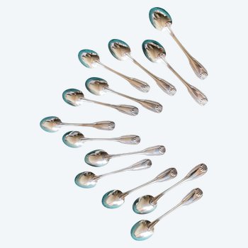 13 mocha spoons.