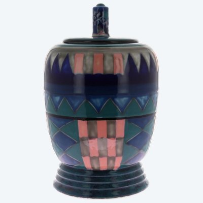 Camille Tharaud & Henri Rapin, Lidded Vase, Art Deco Ceramic