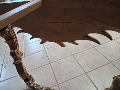 Console 4 pieds époque Napoléon III  