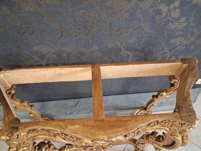 Console 4 pieds époque Napoléon III  