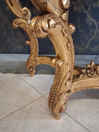 Console 4 pieds époque Napoléon III  