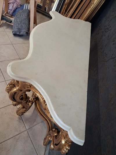 Console 4 pieds époque Napoléon III  