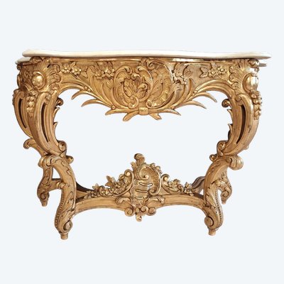Console 4 pieds époque Napoléon III  