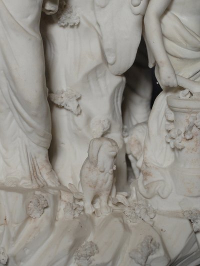 Allegorical group in biscuit - Paris, circa 1800