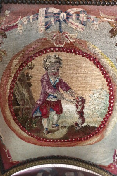Coppia di poltrone Luigi XVI, XIX secolo