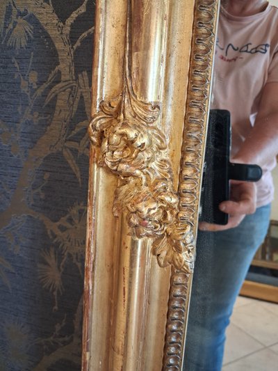 Specchio d'epoca Napoleone III 175 x 98