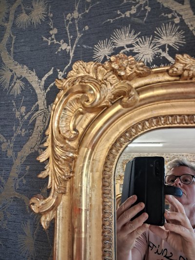 Specchio d'epoca Napoleone III 175 x 98