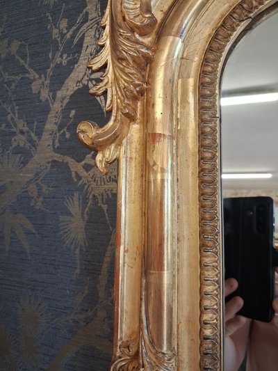 Specchio d'epoca Napoleone III 175 x 98