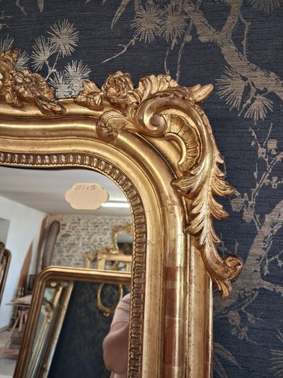 Specchio d'epoca Napoleone III 175 x 98