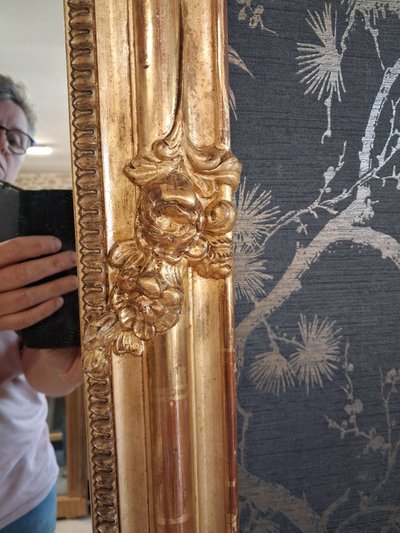 Specchio d'epoca Napoleone III 175 x 98