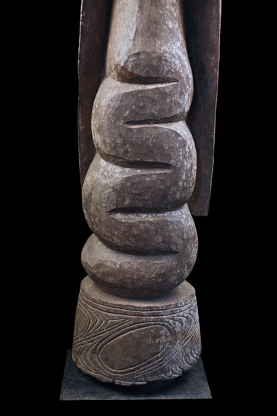 Hauspfosten, Totem, Ozeanische Kunst, Stammeskunst, Ozeanien, Papua-Neuguinea, 142 cm