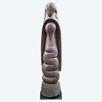 Hauspfosten, Totem, Ozeanische Kunst, Stammeskunst, Ozeanien, Papua-Neuguinea, 142 cm