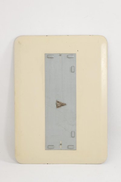 Miroir rectangulaire bicolore à angles arrondis. Circa 1950.LS6479458D