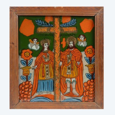 Ex-Voto "Exaltation of the True Cross with Constantine and Helen" - Romania