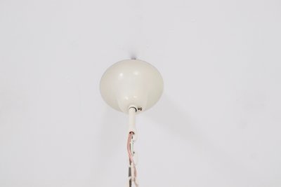 Art Deco Ceiling Chandelier in the Jean Perzel Style.