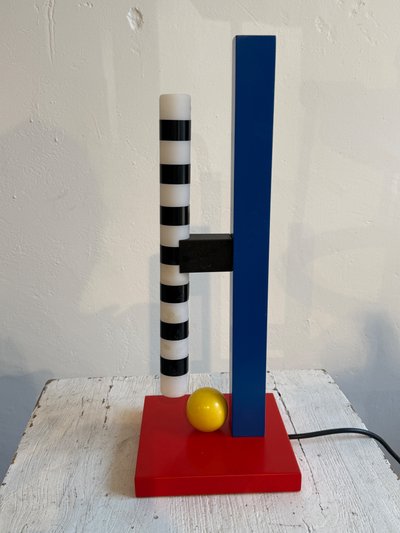 GERARD LAMY M.R.M model lamp in the style of Memphis