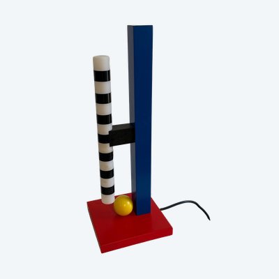 GERARD LAMY M.R.M model lamp in the style of Memphis