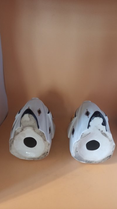 Pair of Pierrot bookends