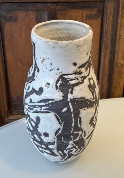 Ramos Vallauris figurative ceramic vase from the 50s/60s