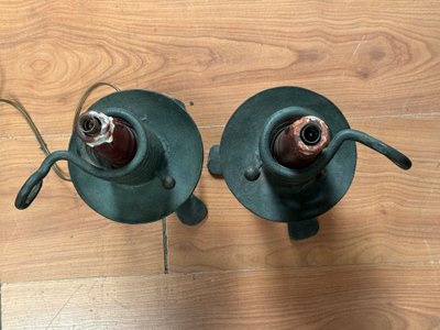 Coppia di lampade a coda di topo