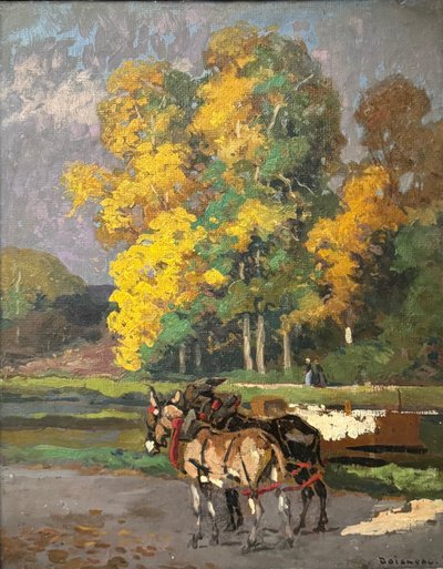 Paesaggio animato, riva del fiume di Ed Doigneau