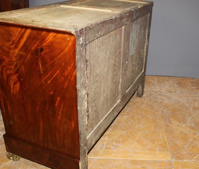 Commode Retour d'Egypte en acajou début XIX