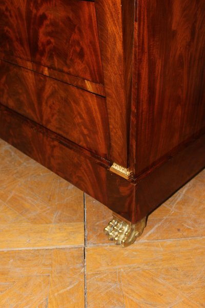 Commode Retour d'Egypte en acajou début XIX