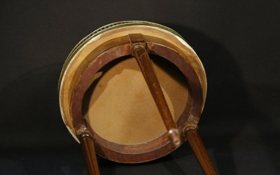 Small table / bouillotte table  Mahogany