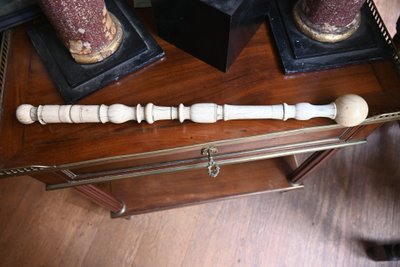 Rare baton de chef de fanfare du XIX