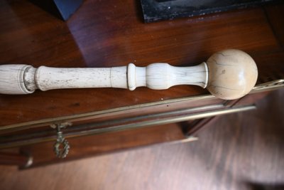 Rare baton de chef de fanfare du XIX