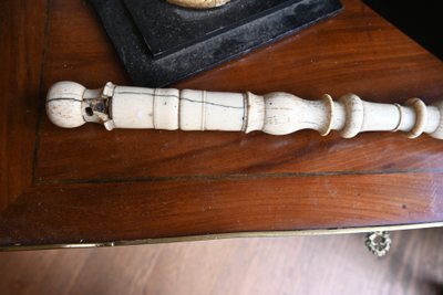 Rare baton de chef de fanfare du XIX