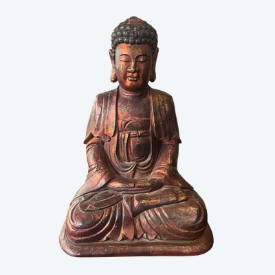 Important bouddha - Vietnam - XIX ème
