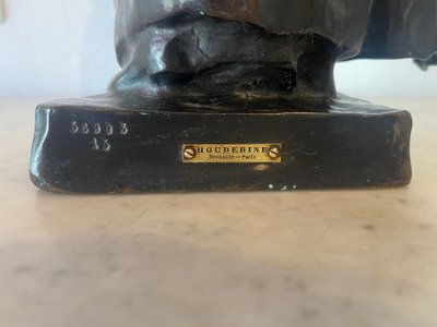 Scultura in bronzo - Il lattaio - L. Laporte Blairsy - Houdebine - Francia - XIX secolo