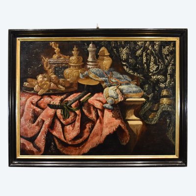 Antonio Tibaldi (rome, C. 1633 - 1684), Still Life With Precious Objects