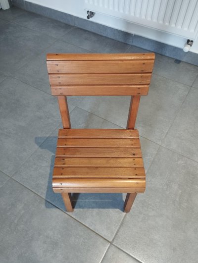 Sedia antica per bambini - periodo vintage