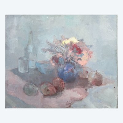 Stillleben in Pastellfarben