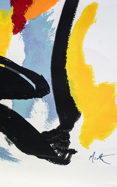 Jean MIOTTE, Composition screen print on canvas